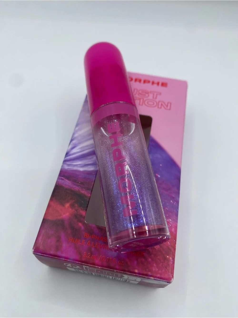 Morphe Lust Potion Bi Phase Lip Oil Gloss Pure Passion‎ 3.2mL / 0.11 fl oz NIB